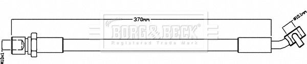 BORG & BECK Тормозной шланг BBH7962